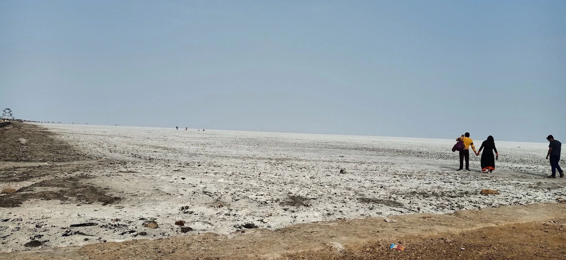White Rann salt desert in Kutch Gujarat